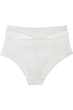 £30 And Under | Bridal & Honeymoon Lingerie>Else Acacia High Waist Cut Out Brief Off White