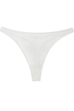 £30 And Under | Bridal & Honeymoon Lingerie>Else Acacia Thong Off White