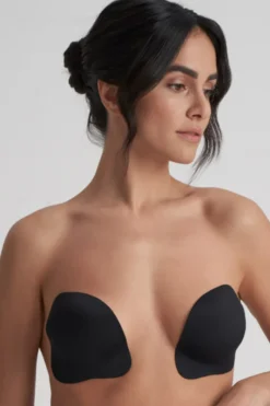 £30 And Under | Bra Solutions & Accessories>Bye Bra Adhesive Push-Up Cups in Black