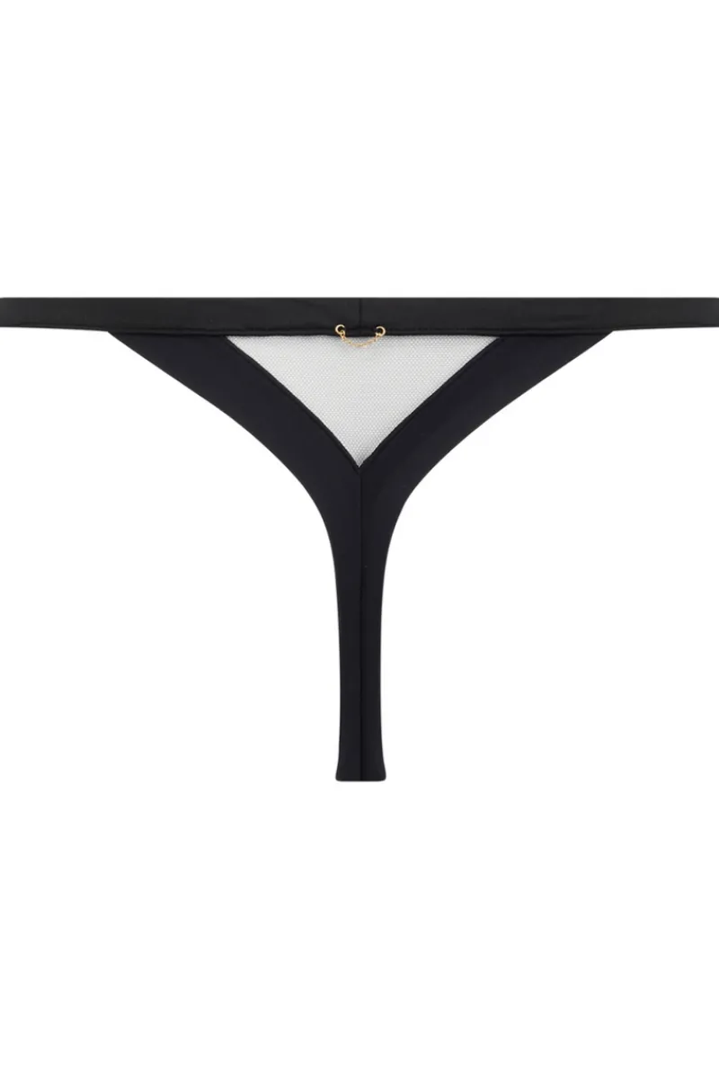 Sexy Lingerie | Luxury French Lingerie>Lise Charmel Adorable En Sexy Black Mini Thong