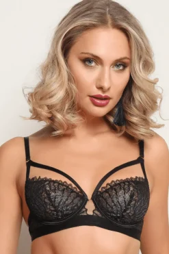 Balconette Bras & Demi Bras | Underwired Bras>Prelude All About Eve Underwire Bra Black