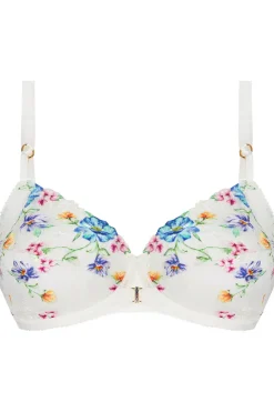 Bridal & Honeymoon Lingerie | Sexy Lingerie>Lise Charmel Baisers Legers 3 Part Full Cup Bra BleusLegers
