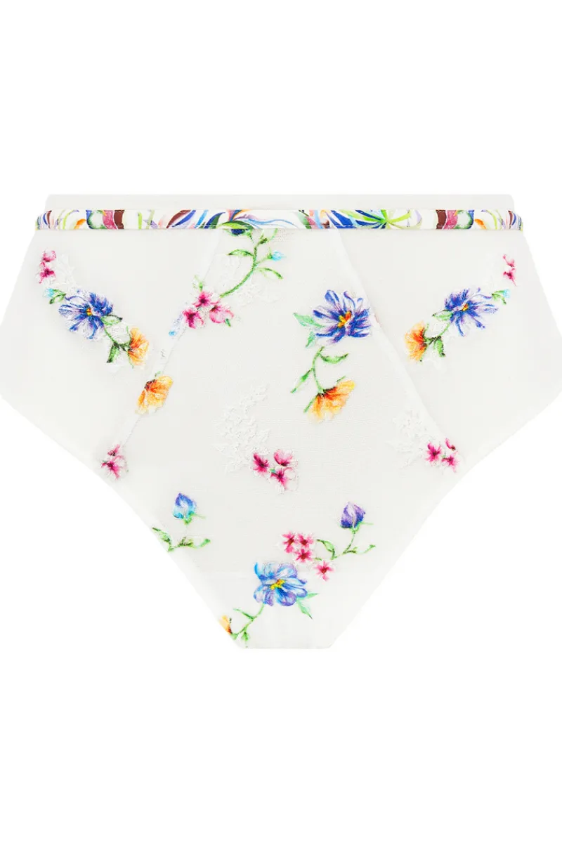 Bridal & Honeymoon Lingerie | Sexy Lingerie>Lise Charmel Baisers Legers High Waist Brief BleusLegers