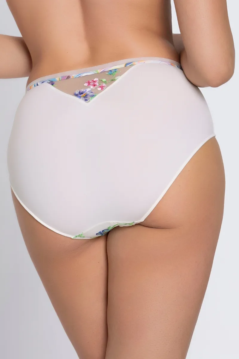 Bridal & Honeymoon Lingerie | Sexy Lingerie>Lise Charmel Baisers Legers High Waist Brief BleusLegers