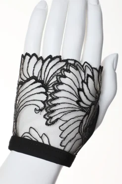 Restraints, Cuffs & Gloves | £30 And Under>Jolidon Basic Instinct Fingerless Gloves Black