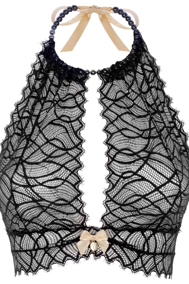 Sexy Lingerie | Halterneck Bras>Bracli Bettie Page Bralette Black