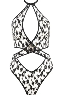 Sexy Lingerie | Luxury French Lingerie>Aubade Boîte à Désir Absolutely Wild Thong Bodysuit MetallicFusion