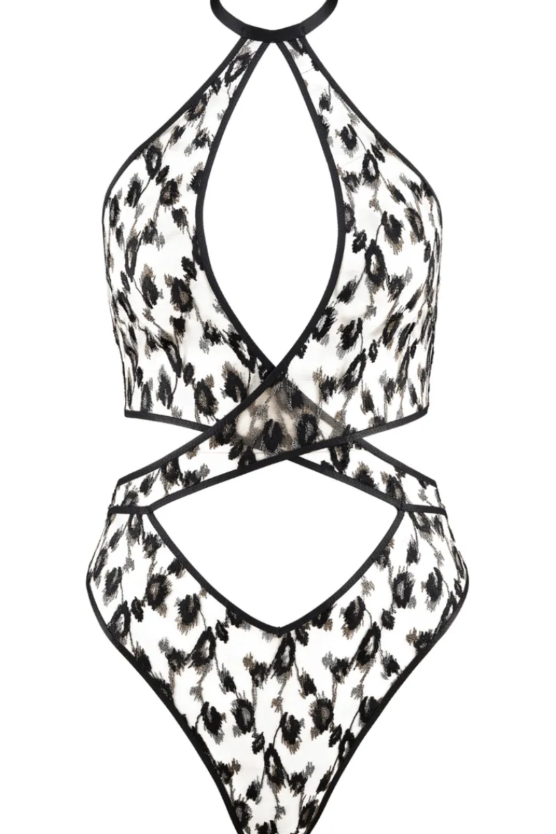 Sexy Lingerie | Luxury French Lingerie>Aubade Boîte à Désir Absolutely Wild Thong Bodysuit MetallicFusion
