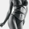 2 Piece Lingerie Sets | Lingerie Sets>Aubade Boîte à Désir Jeux De Nuit Triangle Bra & Brief Black
