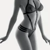 Sexy Lingerie | Luxury French Lingerie>Aubade Boîte à Désir Rencontre Anonyme Body Black