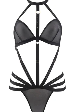 Sexy Lingerie | Luxury French Lingerie>Aubade Boîte à Désir Rencontre Anonyme Body Black