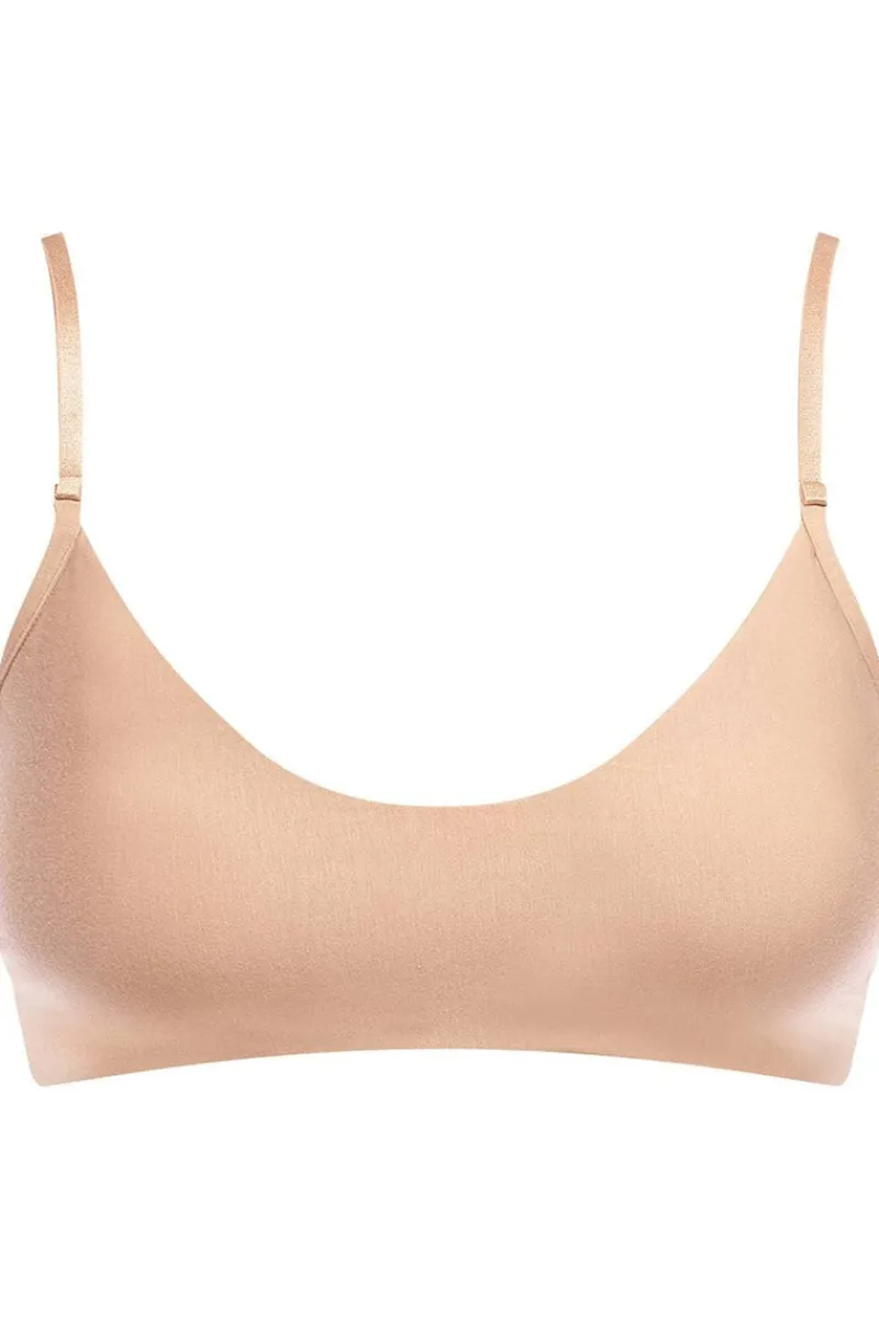 Wireless Bras>Commando Butter Bralette Beige