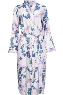 Kimonos & Robes>Cyberjammies Camila Floral Print Long Dressing Gown Multi