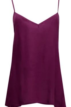 Pyjama Tops | Red Lingerie>Cyberjammies Carina Modal Camisole Magenta