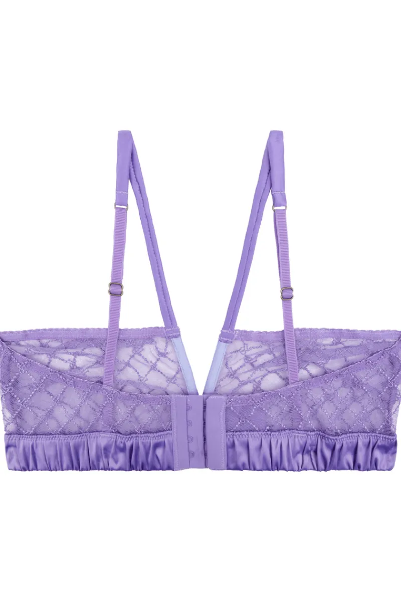 Wireless Bras>Love Stories Celeste Unpadded Bralette Purple