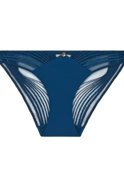 Sexy Lingerie | Luxury French Lingerie>Aubade Cindy Bruna x Sumptuous Waves Italian Brief Blue