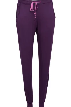Pyjama Pants & Shorts | £30 And Under>Cyberjammies Clarissa Purple Jersey Pants, Size UK 10