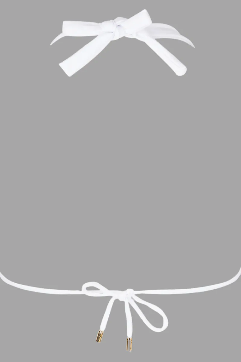 Sexy Lingerie | Luxury French Lingerie>Lise Charmel Classe Nautique Triangle Bikini Top in White