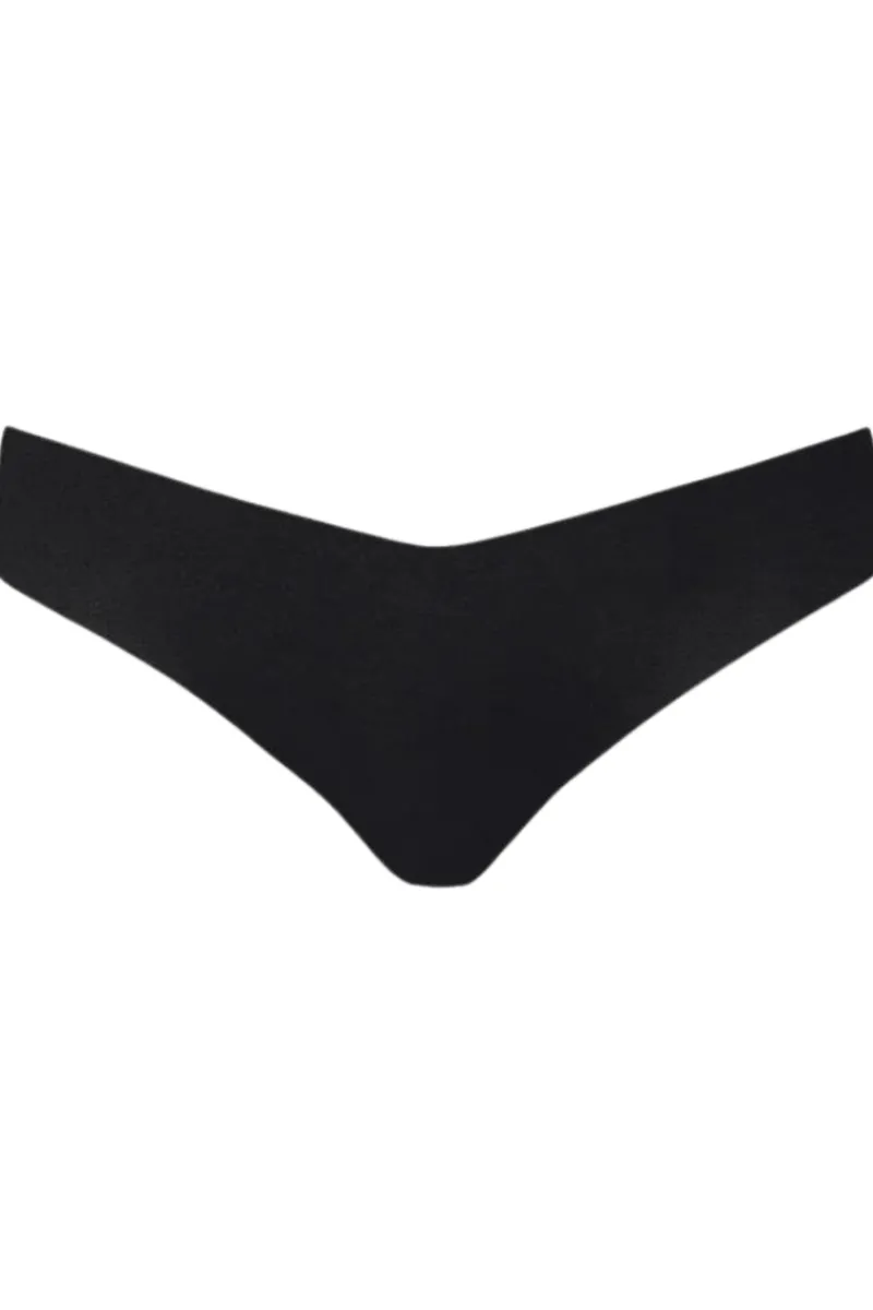 £30 And Under | Thongs & G-strings>Commando Classic Solid Thong Black