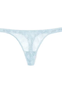 £30 And Under | Thongs & G-strings>Else Cobweb Thong Blue