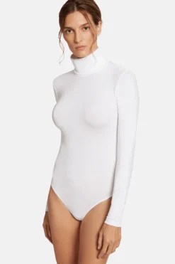Bodysuits & Playsuits>Wolford Colorado Turtleneck Long Sleeve Thong Body