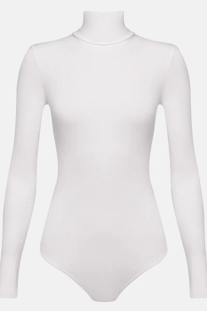 Bodysuits & Playsuits>Wolford Colorado Turtleneck Long Sleeve Thong Body
