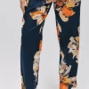 Pyjama Pants & Shorts | £30 And Under>Cyberjammies Cosmo Floral Print Pyjama Pants NavyMix