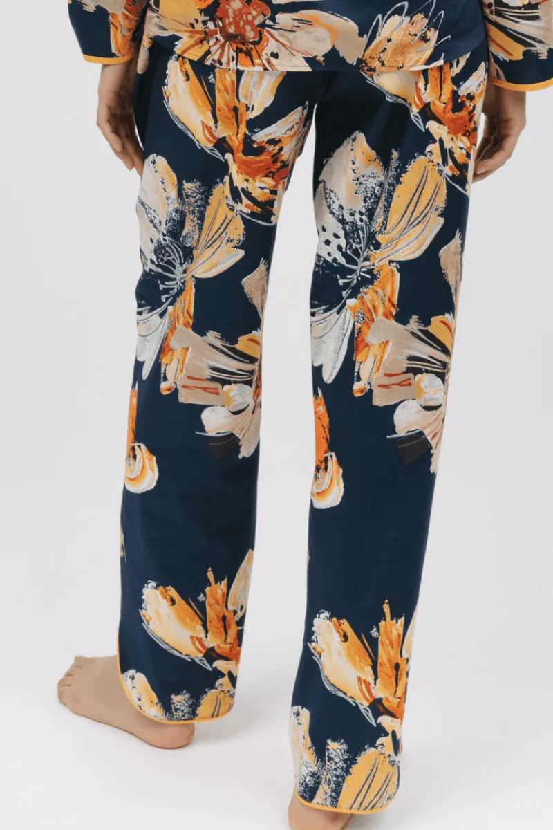 Pyjama Pants & Shorts | £30 And Under>Cyberjammies Cosmo Floral Print Pyjama Pants NavyMix