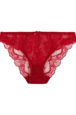 Red Lingerie | Sexy Lingerie>Aubade Danse des Sens Red Lace Italian Brief IrresistibleRed