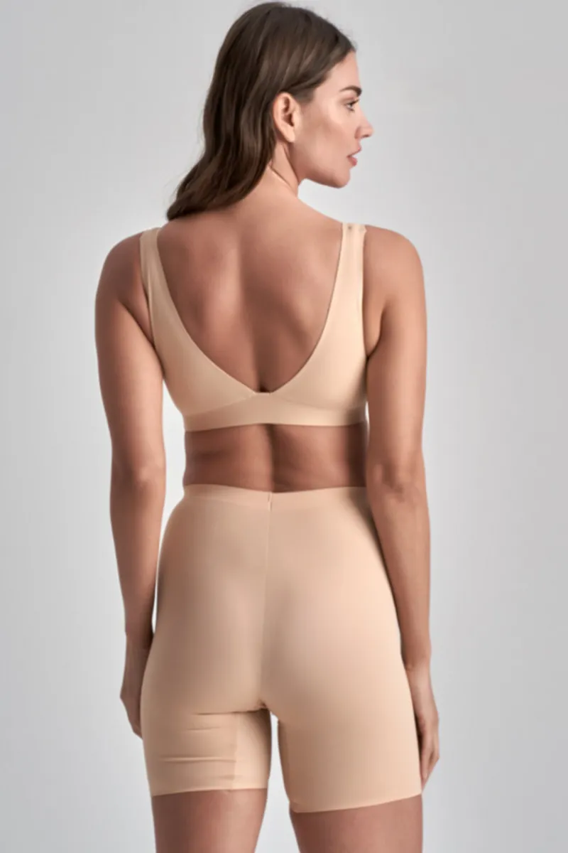 Bridal & Honeymoon Lingerie | Bra Solutions & Accessories>Bye Bra Deep Plunge Bra in Beige