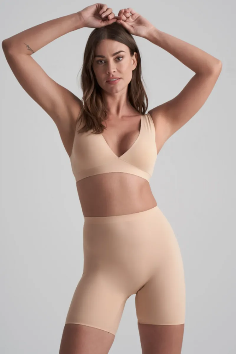 Bridal & Honeymoon Lingerie | Bra Solutions & Accessories>Bye Bra Deep Plunge Bra in Beige