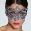 Masks & Blindfolds | Sexy Lingerie>Lise Charmel Deesse En Glam Eye Mask MarineArgent