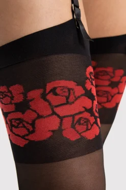 Sheer Stockings | Red Lingerie><noscript><img width=