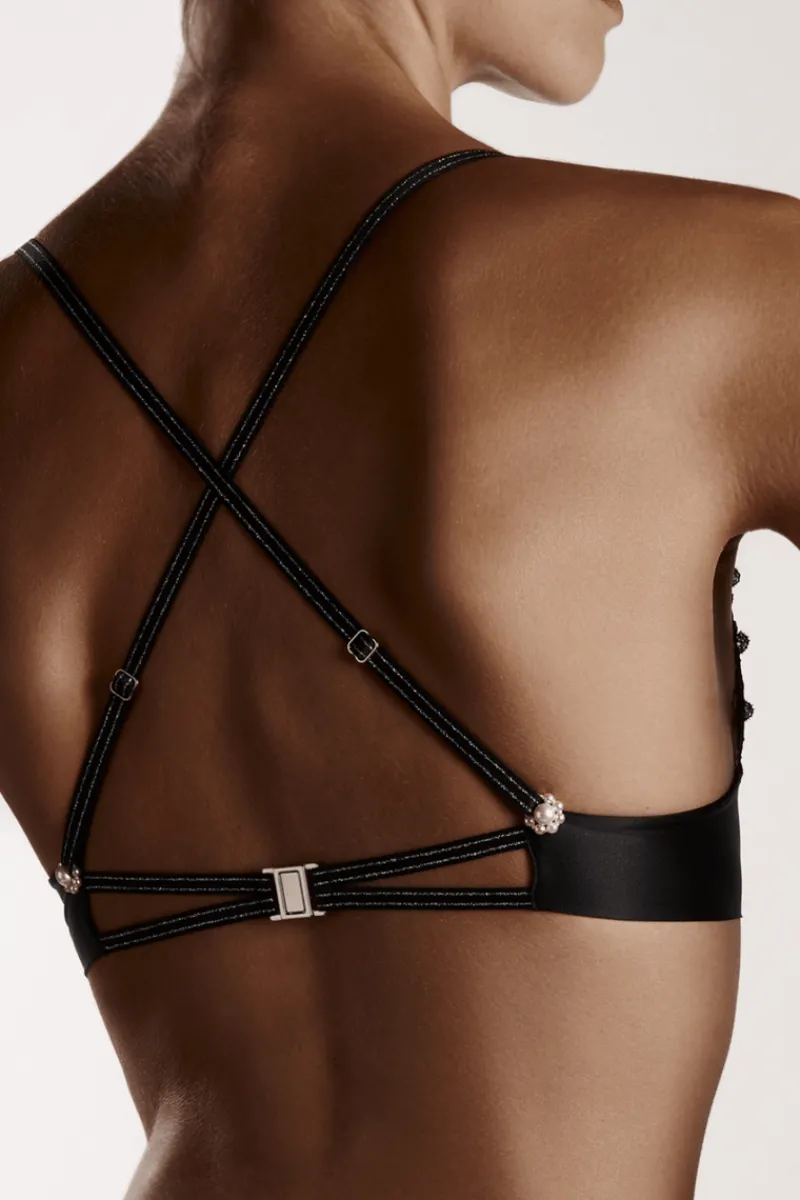 Sexy Lingerie | Halterneck Bras>Bracli Destinos Triangle Bra Black