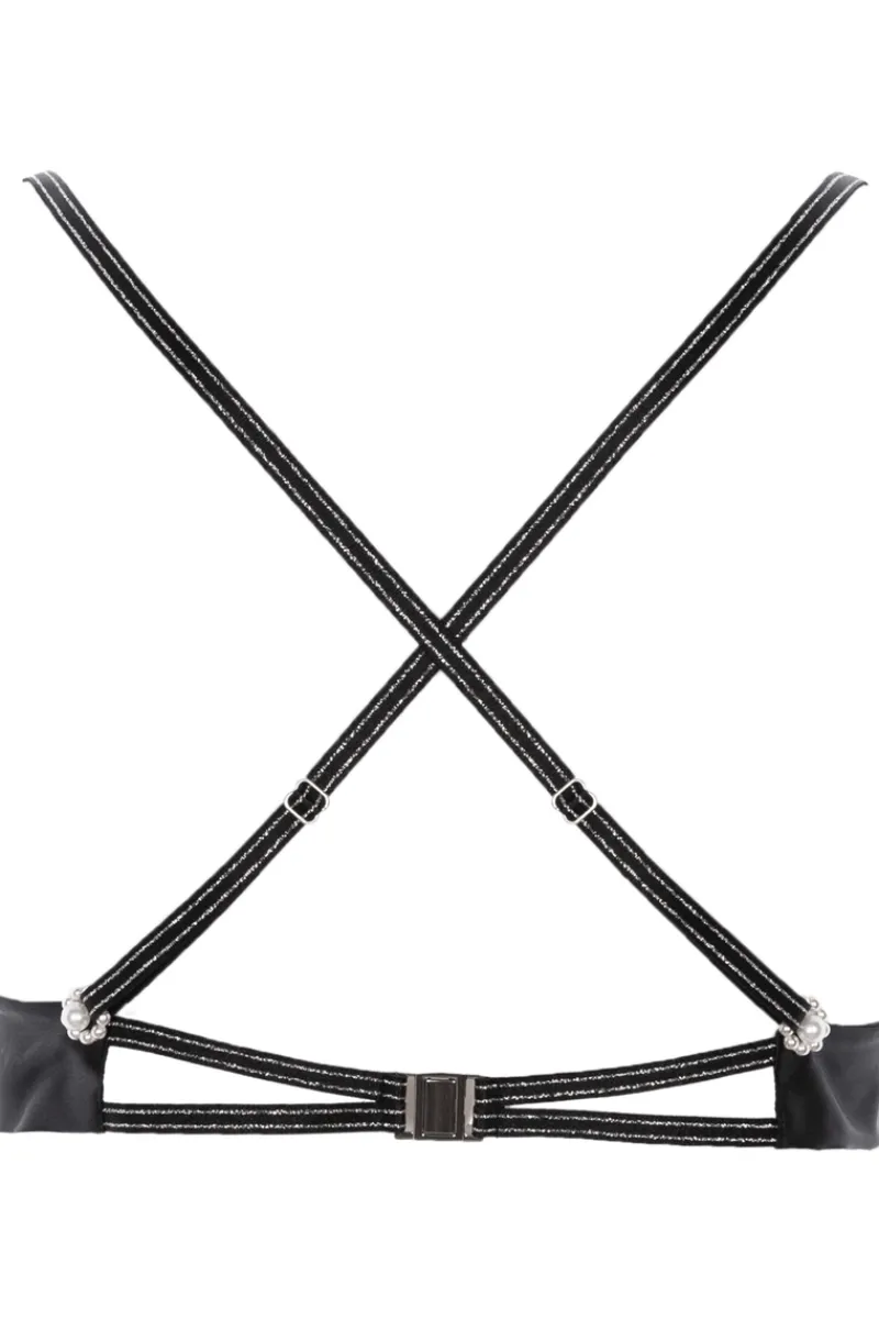 Sexy Lingerie | Halterneck Bras>Bracli Destinos Triangle Bra Black