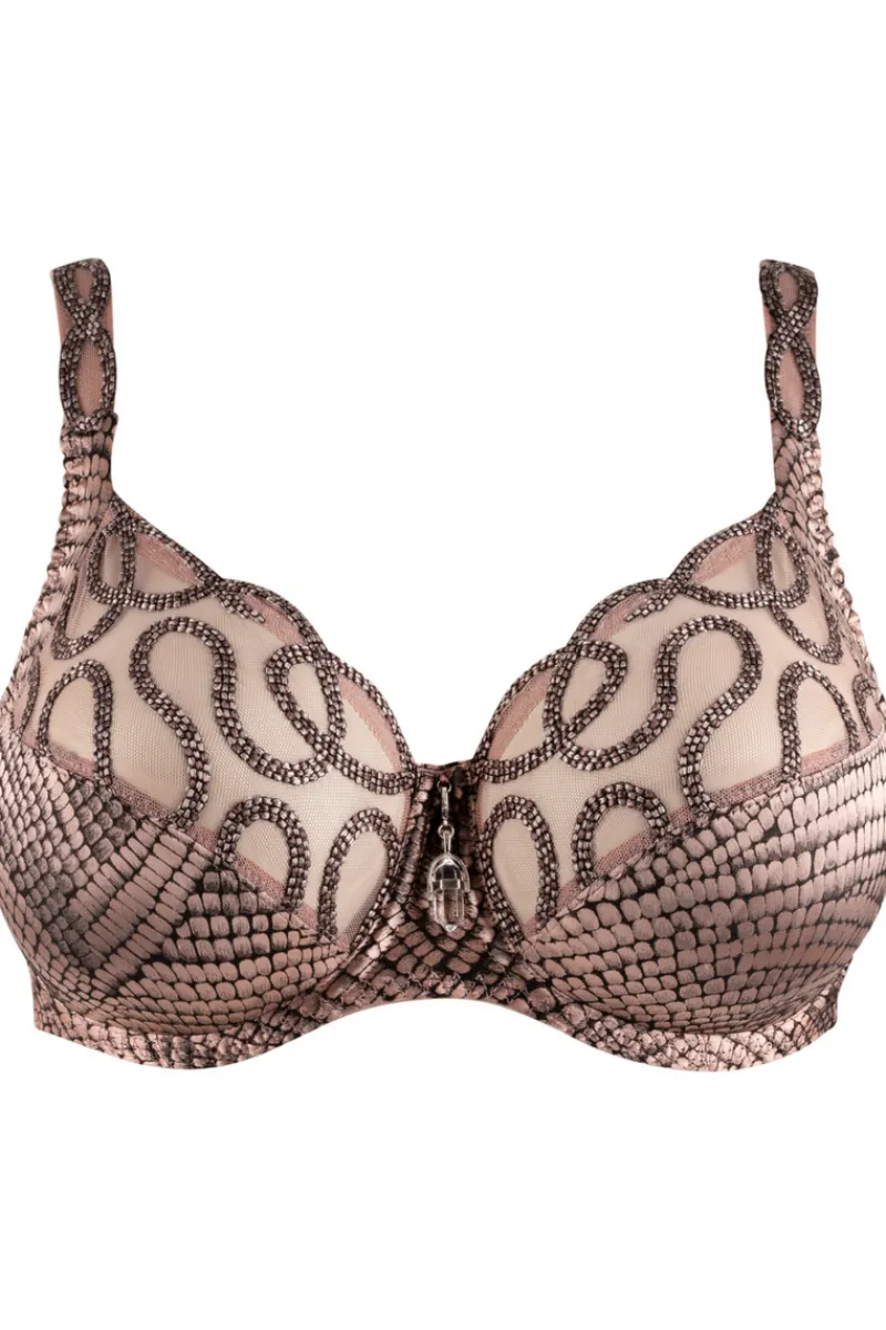 Luxury French Lingerie>Louisa Bracq Divine Full Cup Bra Santal