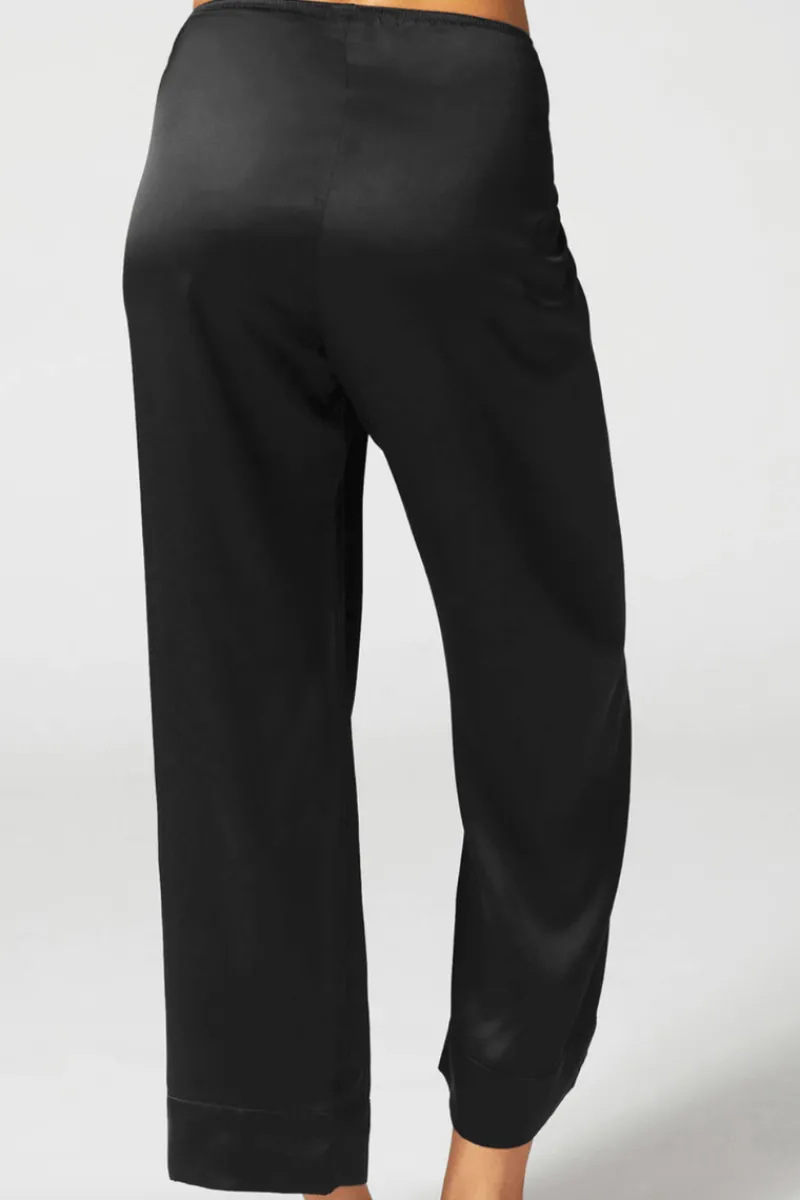 Silk Nightwear | Pyjama Pants & Shorts>Simone Pérèle Dream Silk Pants Black