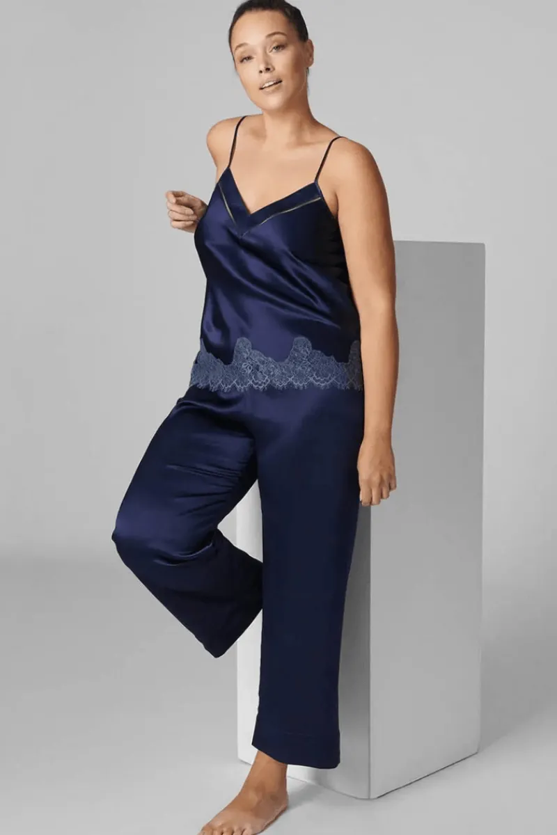 Silk Nightwear | Pyjama Pants & Shorts>Simone Pérèle Dream Silk Pants Midnight