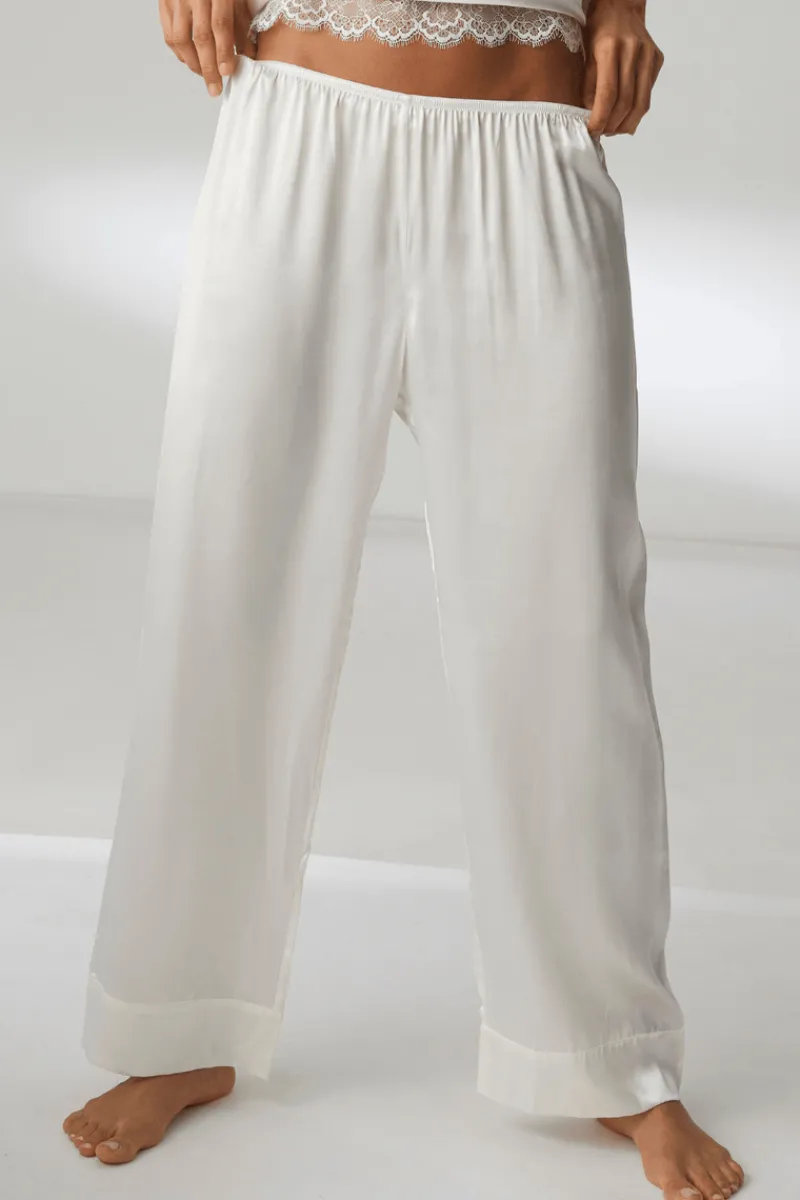 Silk Nightwear | Pyjama Pants & Shorts>Simone Pérèle Dream Silk Pants Natural