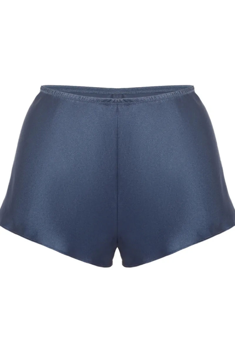 Silk Nightwear | Pyjama Pants & Shorts>Simone Pérèle Dream Silk Short Cinder Blue