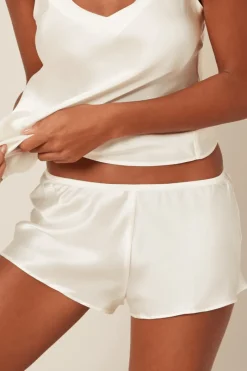 Silk Nightwear | Pyjama Pants & Shorts>Simone Pérèle Dream Silk Short Natural