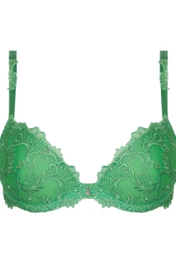 Sexy Lingerie | Luxury French Lingerie>Lise Charmel Dressing Floral Padded Contour Bra DressingEmeraude