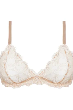 Mother's Day | Sexy Lingerie>Lise Charmel Dressing Floral Wireless Triangle Bra - Ambre Nacre