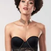 Collars & Chokers | Pleasure>Bijoux Indiscrets Désir Métallique Metallic Mesh Chain Collar Gold