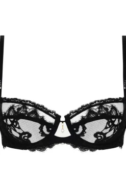 Sexy Lingerie | Luxury French Lingerie>Lise Charmel Désirs de Venise Half Cup Bra Black
