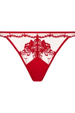 Red Lingerie | Sexy Lingerie>Lise Charmel Eblouissant Eros Sexy Thong NudeSolaire