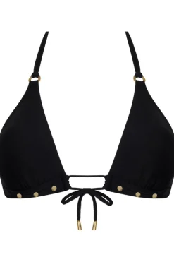 Sexy Lingerie | Luxury French Lingerie>Lise Charmel Eclat Rock Triangle Bikini Top, Size L (UK 14) Black