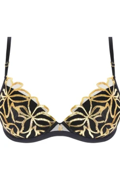 Sexy Lingerie | Luxury French Lingerie>Lise Charmel Eclats d’Or Contour Bra NoirOr