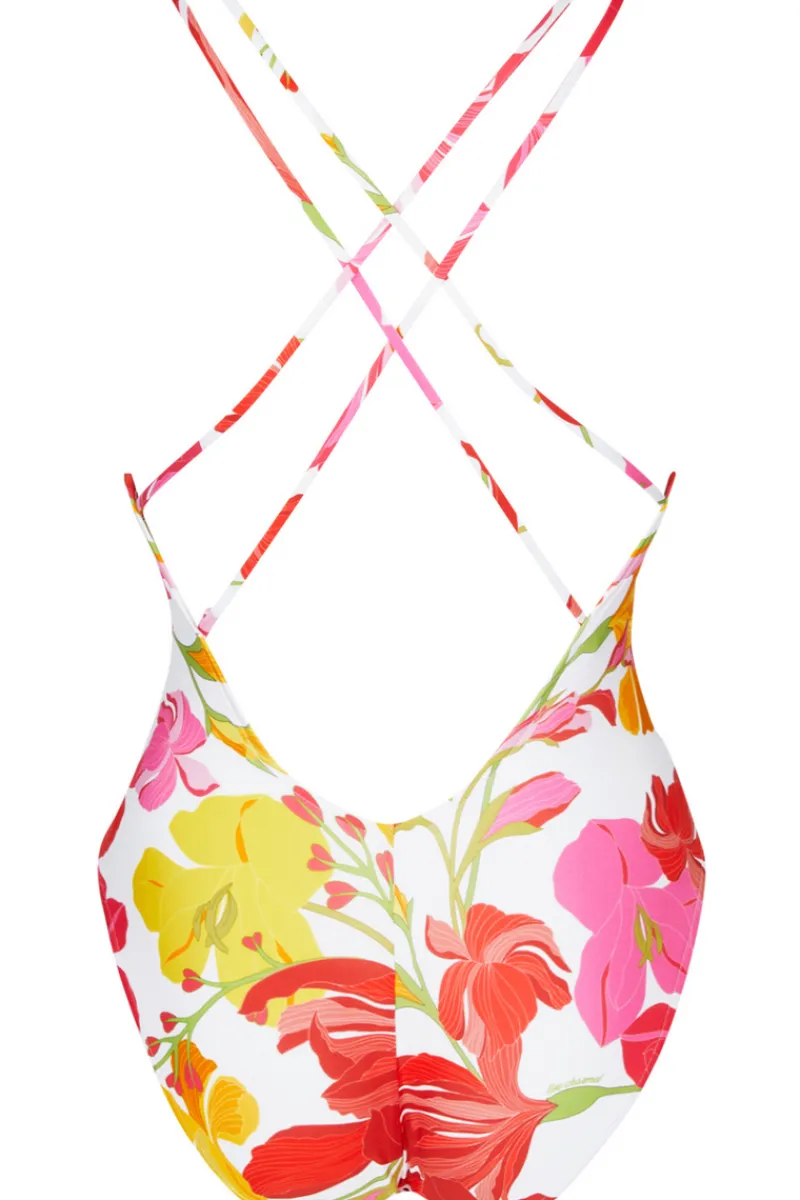 Swimsuits | Sexy Lingerie>Lise Charmel Envolée Florale Seduction Swimsuit FloralBouquet