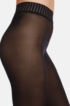 Black Tights>Wolford Fatal 50 Seamless Tights Black